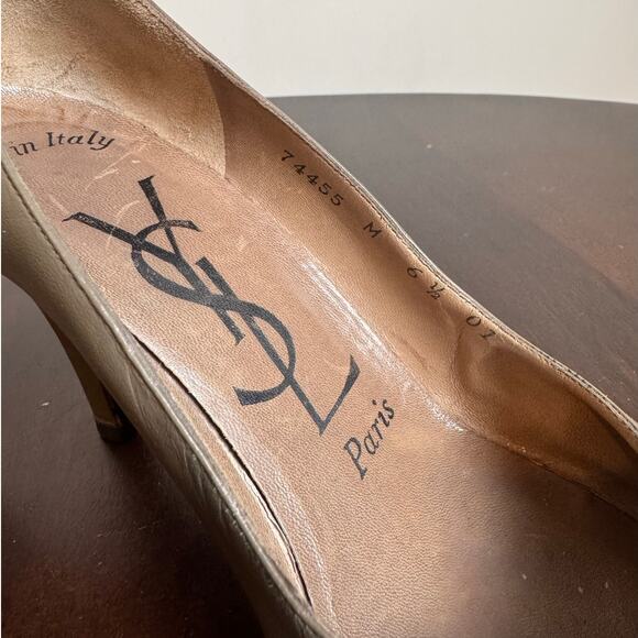 YSL Vintage Pointed Toe Pumps - Size 6.5 - Picture 5 of 7